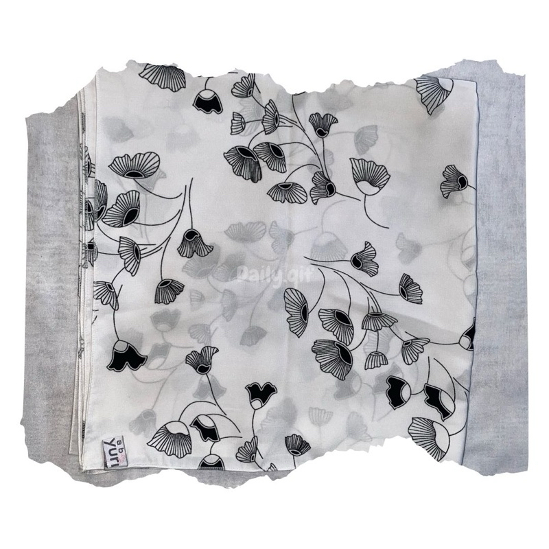 PRELOVED | SEGI EMPAT MOTIF HAYURI | HIJAB HAYURI