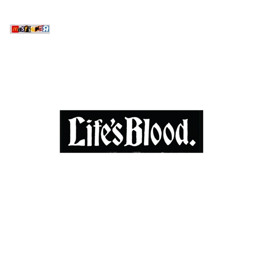 

sticker band Life's Blood logo stiker hardcore punk NYHC
