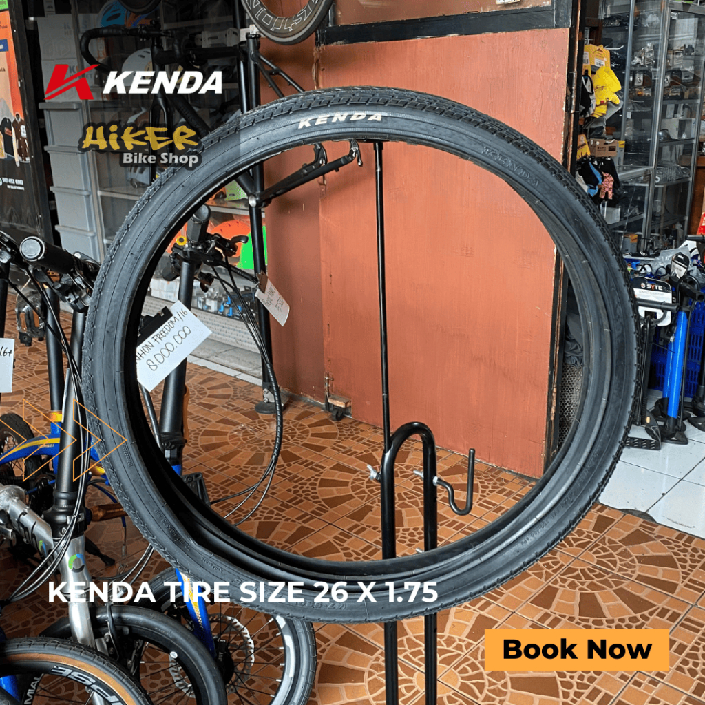 BAN LUAR SEPEDA NEW 26 X 175 MOTIF SOFT 1.75 26x175 26X1.75 KENDA TIRE MTB CITY ROAD BIKE FEDERA
