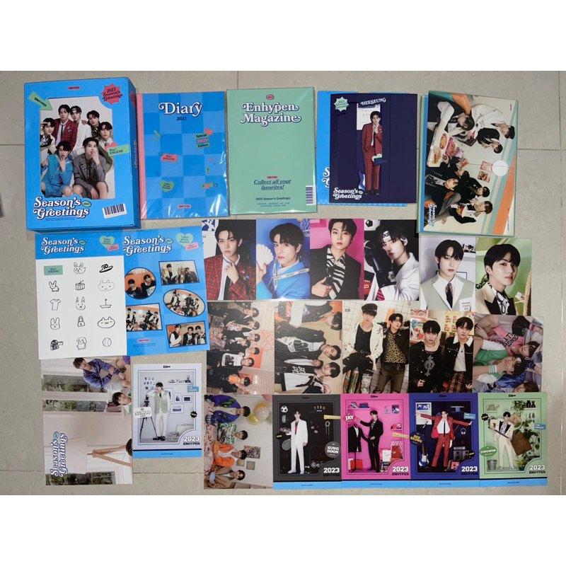 READY ENHYPEN SEASON’S GREETINGS 2023 OFFICIAL & PC