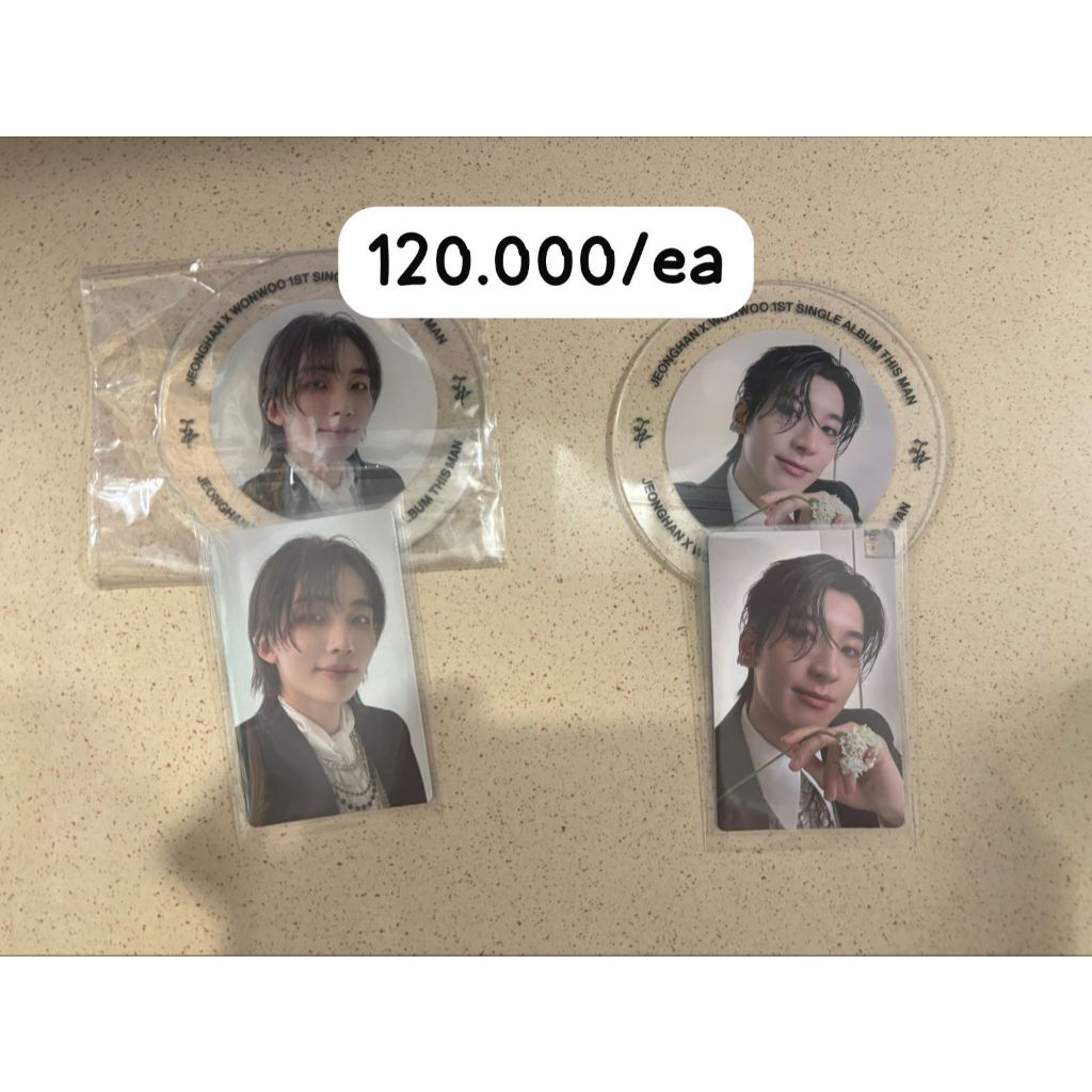[MEANIE_LATTE|READY STOCK|BACA DESKRIPSI] SEVENTEEN JXW POB JEONGHAN WONWOO WEVERSE THIS MAN