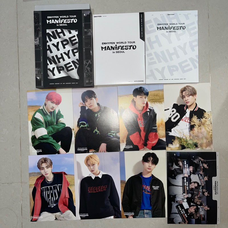 READY STOCK ENHYPEN MANIFESTO IN SEOUL DVD FULLSET with pc Jake