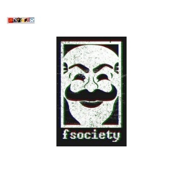 

sticker fsociety logo stiker mr robot