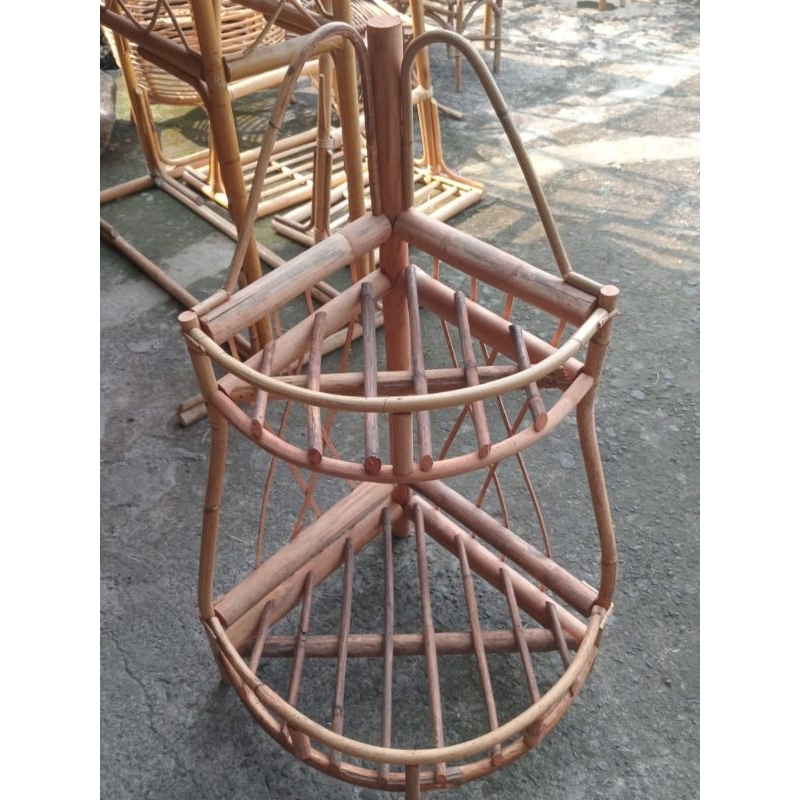 Keranjang parcel susun/ keranjang rotan susun/ keranjang susun/ keranjang buah