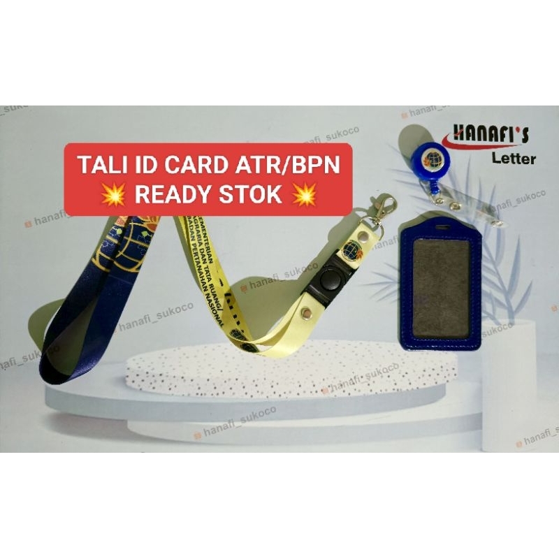 Tali id card ATR / BPN [READY STOK] Lanyard printing satuan