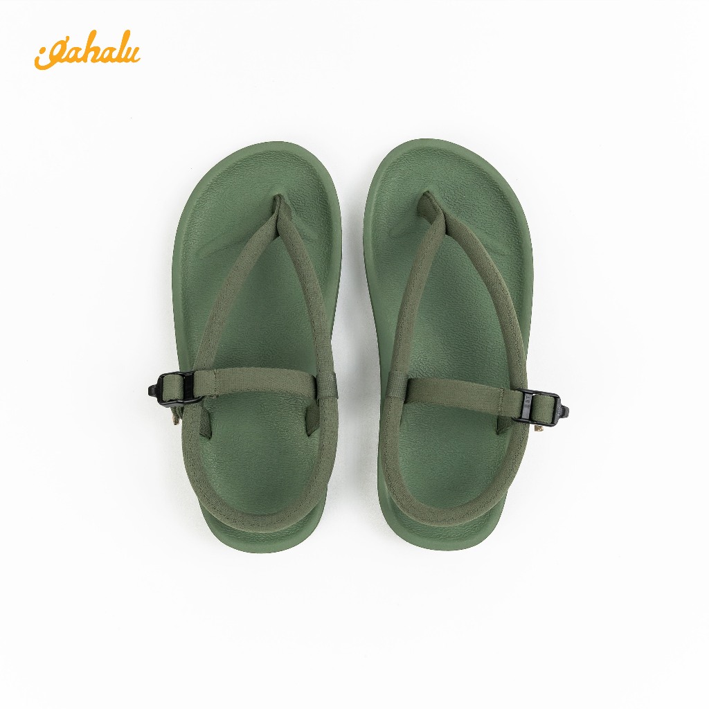 Gahalu Wakatobi Warna Kintamani Green - Sandal