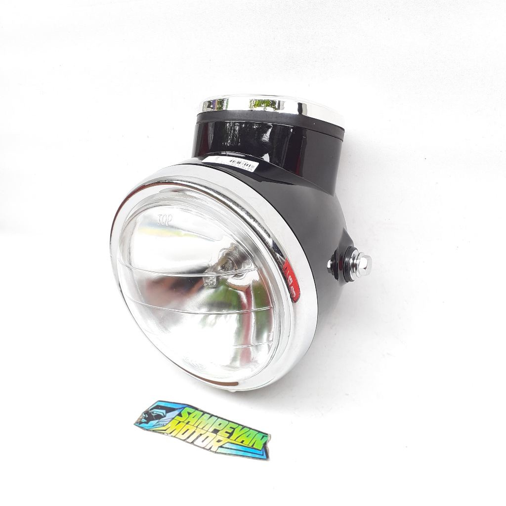 Lampu Depan Assy Set Spidometer Sepido Spido Batok Hitam Lengkap CD 90 Bisa Untuk CB GL Tiger Megapr