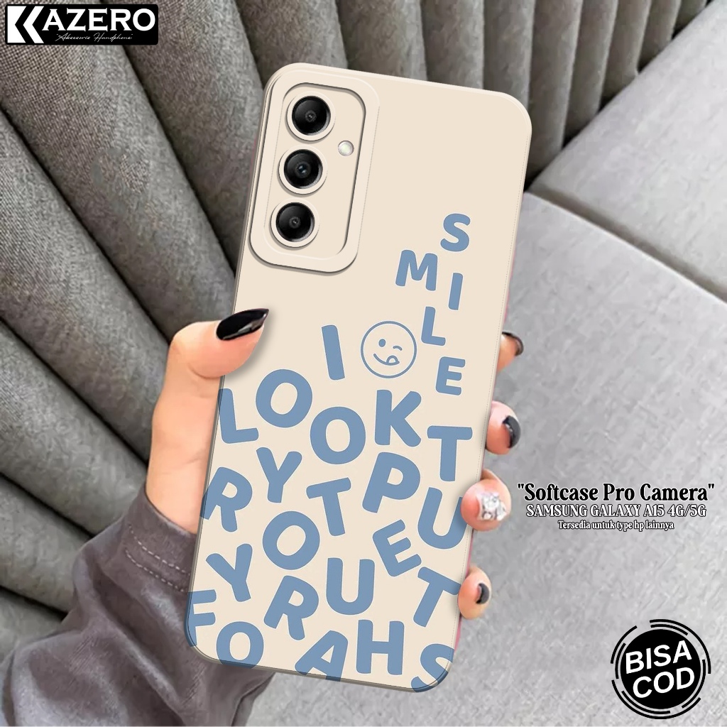 Softcase Samsung Galaxy A15 4G/5G Terbaru Silikon Pro Camera Fashion Case Aesthetic Case Samsung Gal