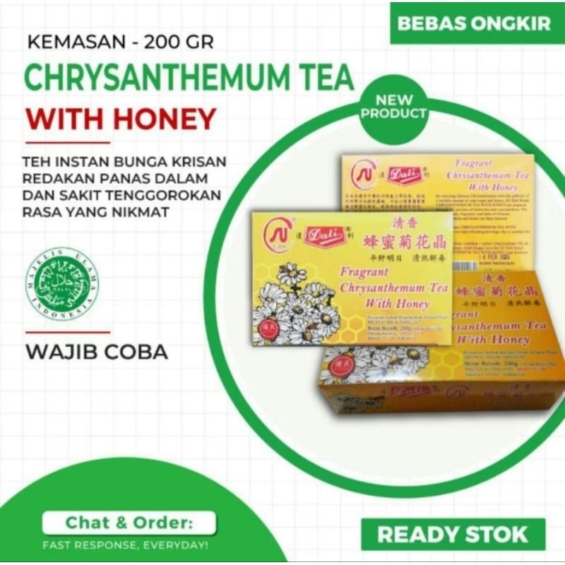 

Chrysanthemum Tea With Honey Wajib Coba Kemasan 200 gr Murah