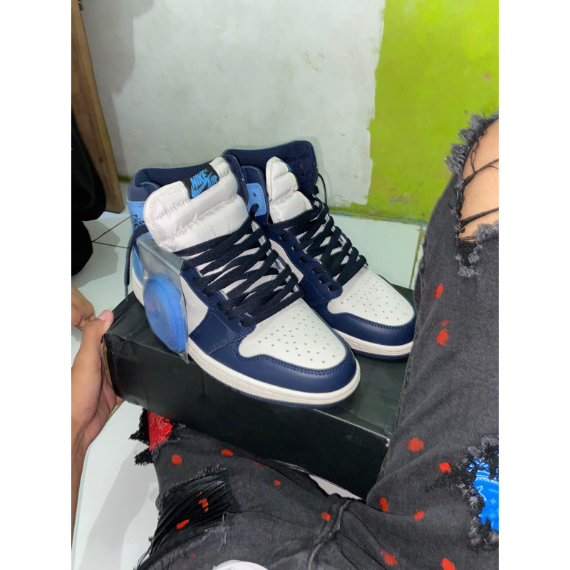 Sepatu Sneakers Nike Pria Biru