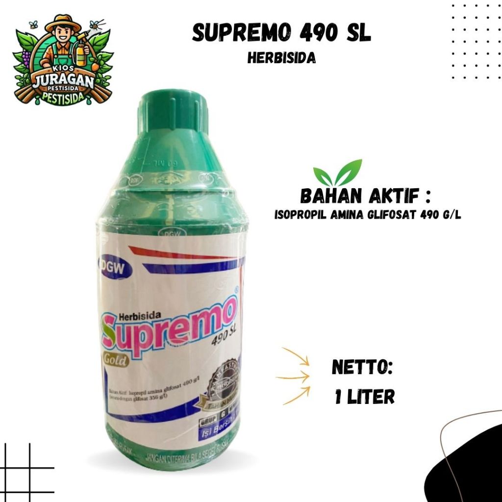 SUPREMO 490SL 1LITER HERBISIDA SISTEMIK