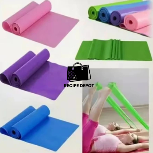 Tali Setrap Strap Resistance Band Karet Latex Penguat Otot Tangan Alat Olahraga Fitnes Gym Yoga Port