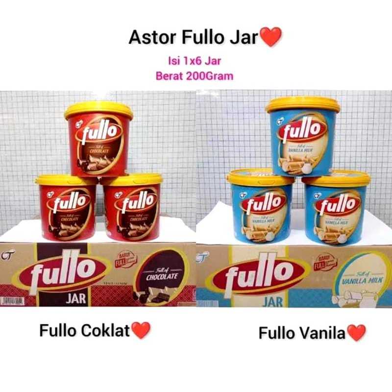 

Fullo Jar Wafer Vanilla dan Coklat Kemasan 200gr