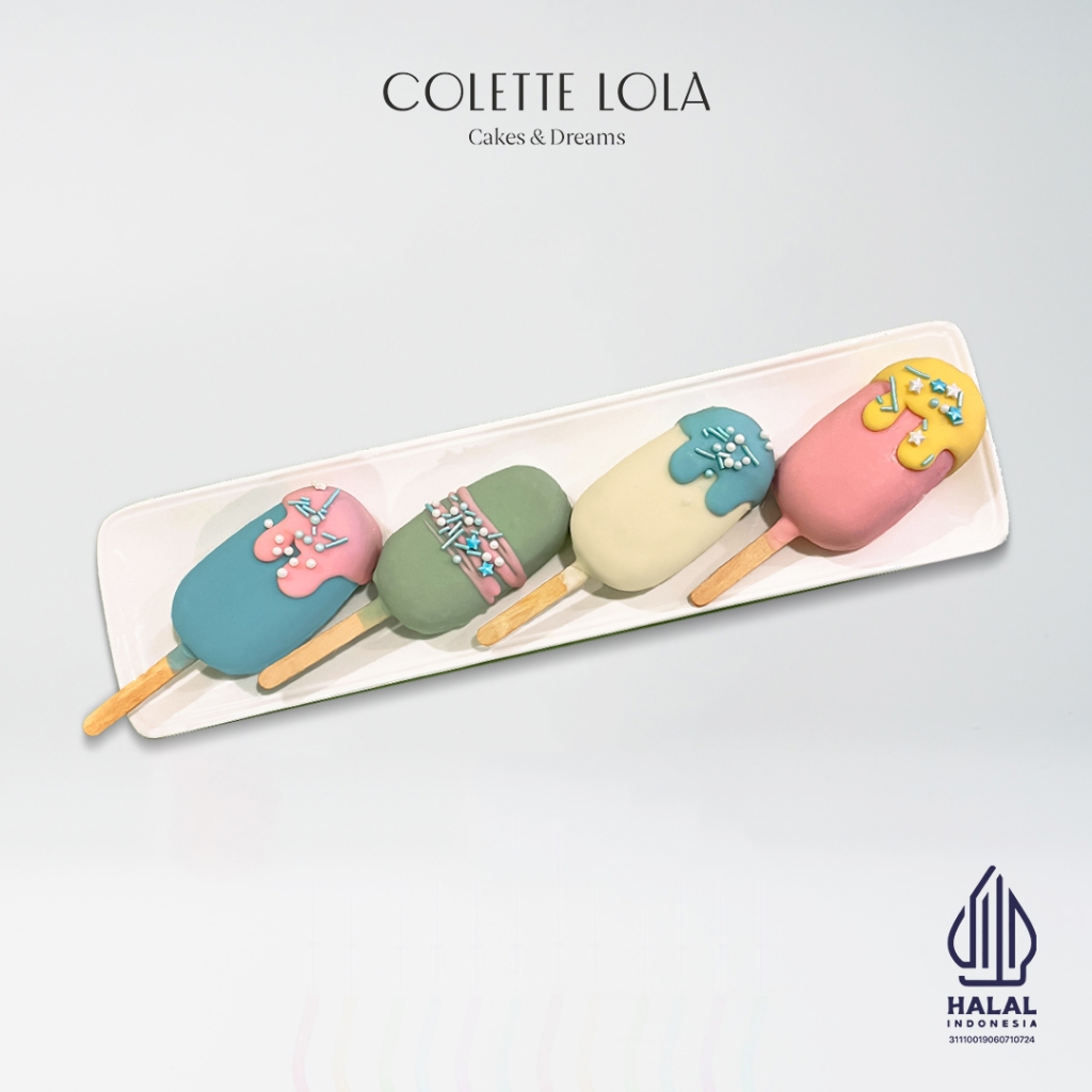 

Colette Lola Cake Popsicles Set - 6 pcs