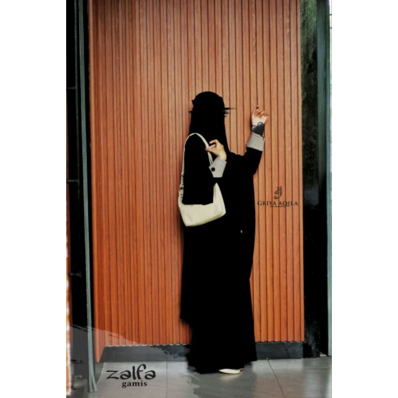 Khimat Jetblack Fortaleza/Khimar FK Hitam pekat/khimar Non Ped/French Khimar/cadar bandana/Gamis Umr