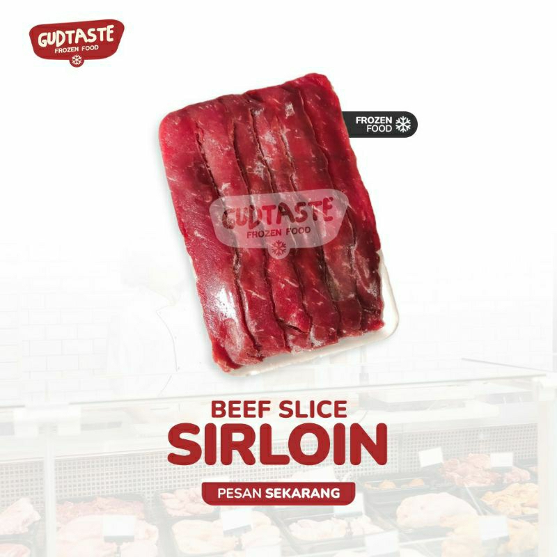 

Sirloin - Beef Slice Sirloin 500 Gram - Daging Slice - Beef Slice - BBQ - Grill - Beef Surabaya