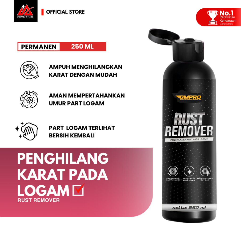Pembersih Penghilang Karat Motor Rust Remover Pembersih Karat Mesin Motor Penghilang Karat Besi Knal