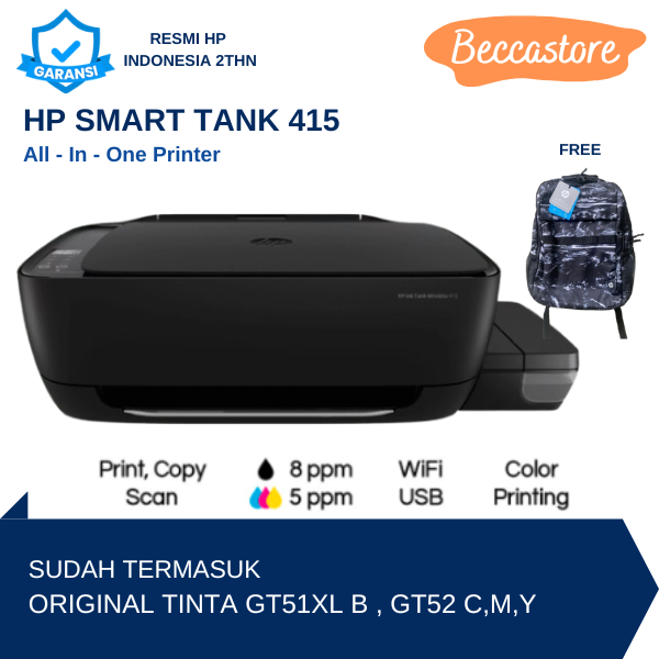 Printer HP Ink Tank Wireless 415 All-in-One