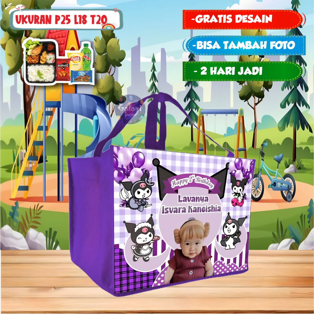 

Tas Ultah BENTO/Tas Ultah Muat Box Bento Landscape/ Tas Ulang Tahun Custom/Tas Ultah Murah/ Goodie bag murah/TAS ULTAH muat box bento/Tas ultah karakter kartun/ggodie bag custom/muat box bento/goodie bag ukuran bento/goodie bag ultah/goodie bag kartun