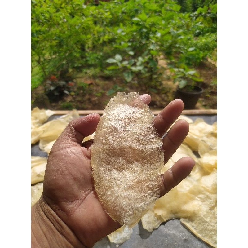 krupuk singkong, kripik tette, opak singkong isi 50 lembar