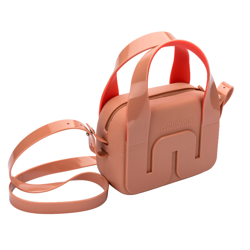 Melissa Station Bag Brown/Red