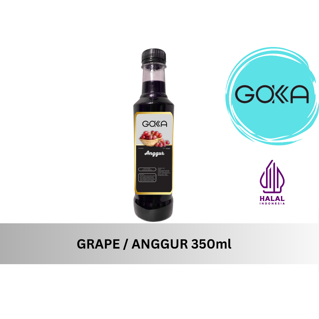 

GOKKA Sirup Minuman Rasa Anggur 350ml Syrup