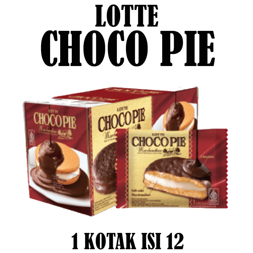 

LOTTE CHOCOPIE MARSHMALLOW KOTAK ISI 12