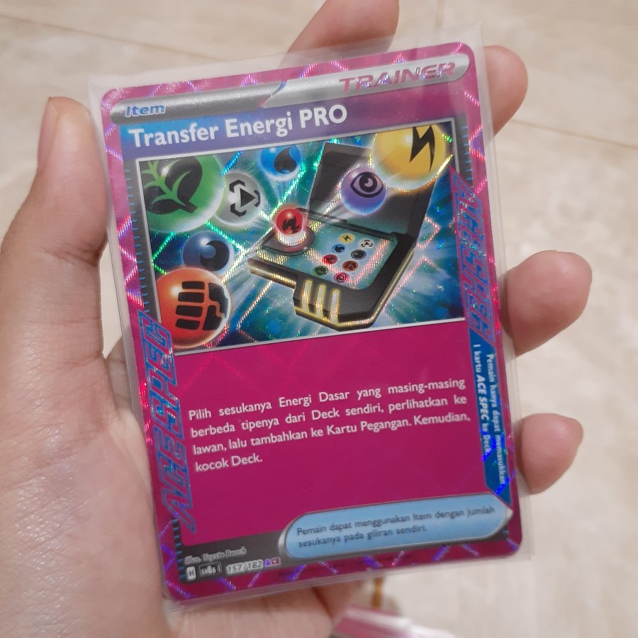 Transfer Energi PRO SV8S 157/182 ACE SPEC Pokemon TCG Indonesia Trading Card Game