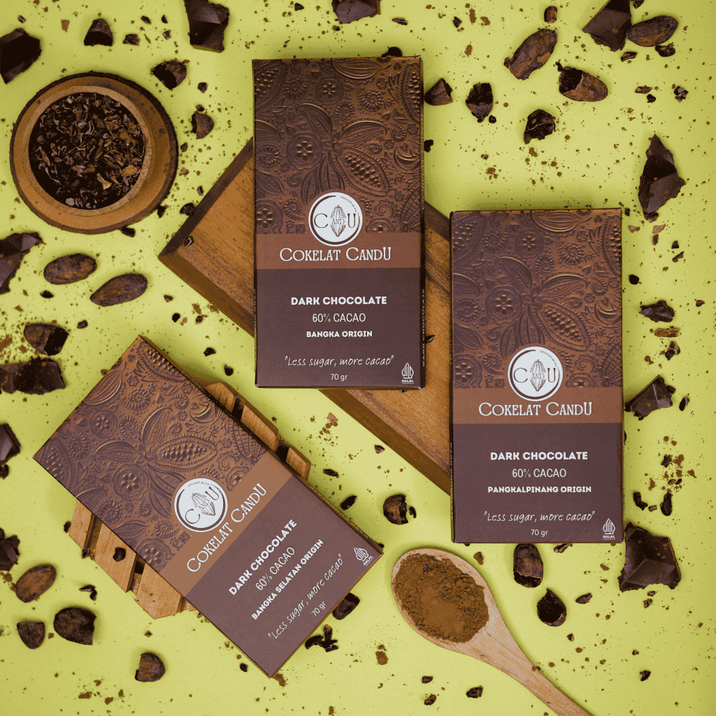 

Dark Chocolate/Coklat Hitam Cokelat 60% Single Origin