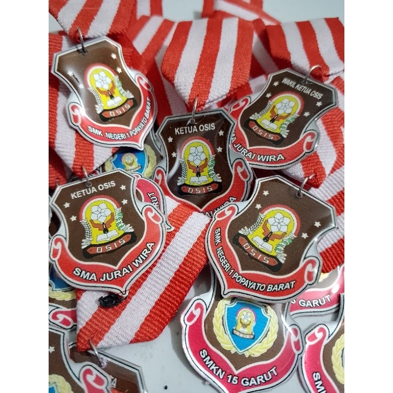 

Pin/Tiska OSIS sekolah alumunium