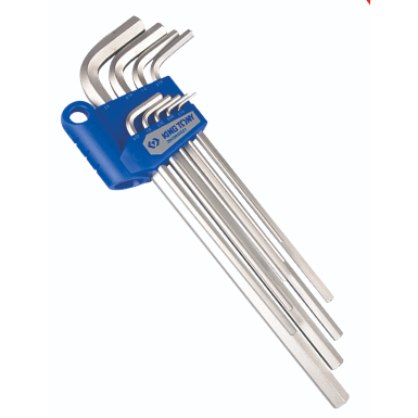KUNCI L SET 9 PCS HEX EXT LONG METRIC KING TONY
