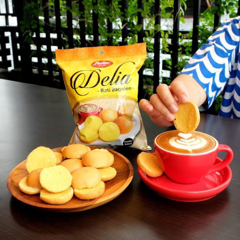 

delia bagelen bulat 60g - delia roti bagelen - bagelen kering