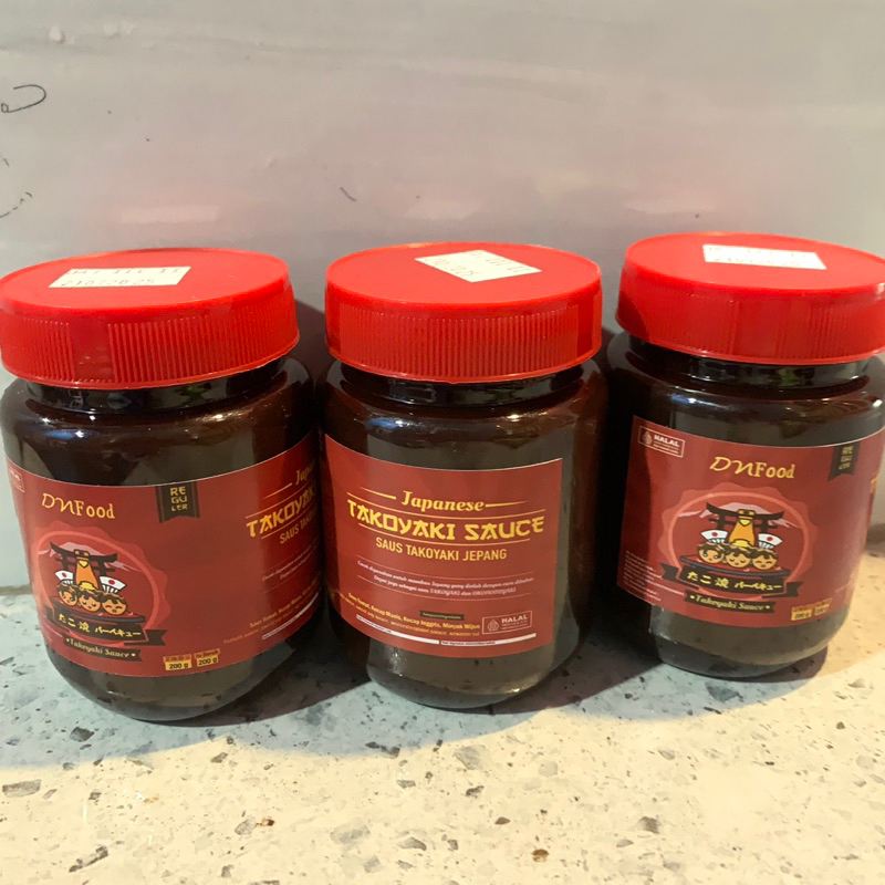 

saus takoyaki berat 200ml Dnfood Bahan takoyaki pelengkap campuran sauce okonomiyaki halal