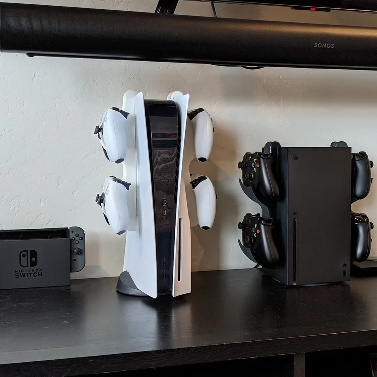 STAND HANGER STICK XBOX PS5 PS4 & HEADPHONE MULTIFUNGSI