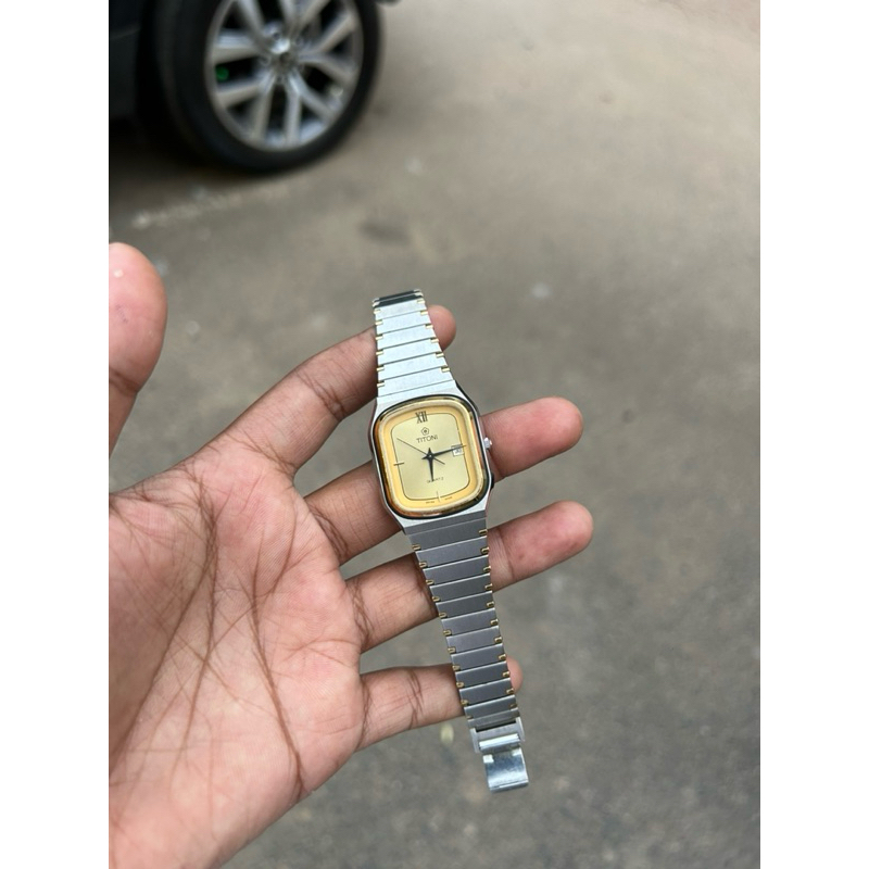 TITONI TANK WATCH