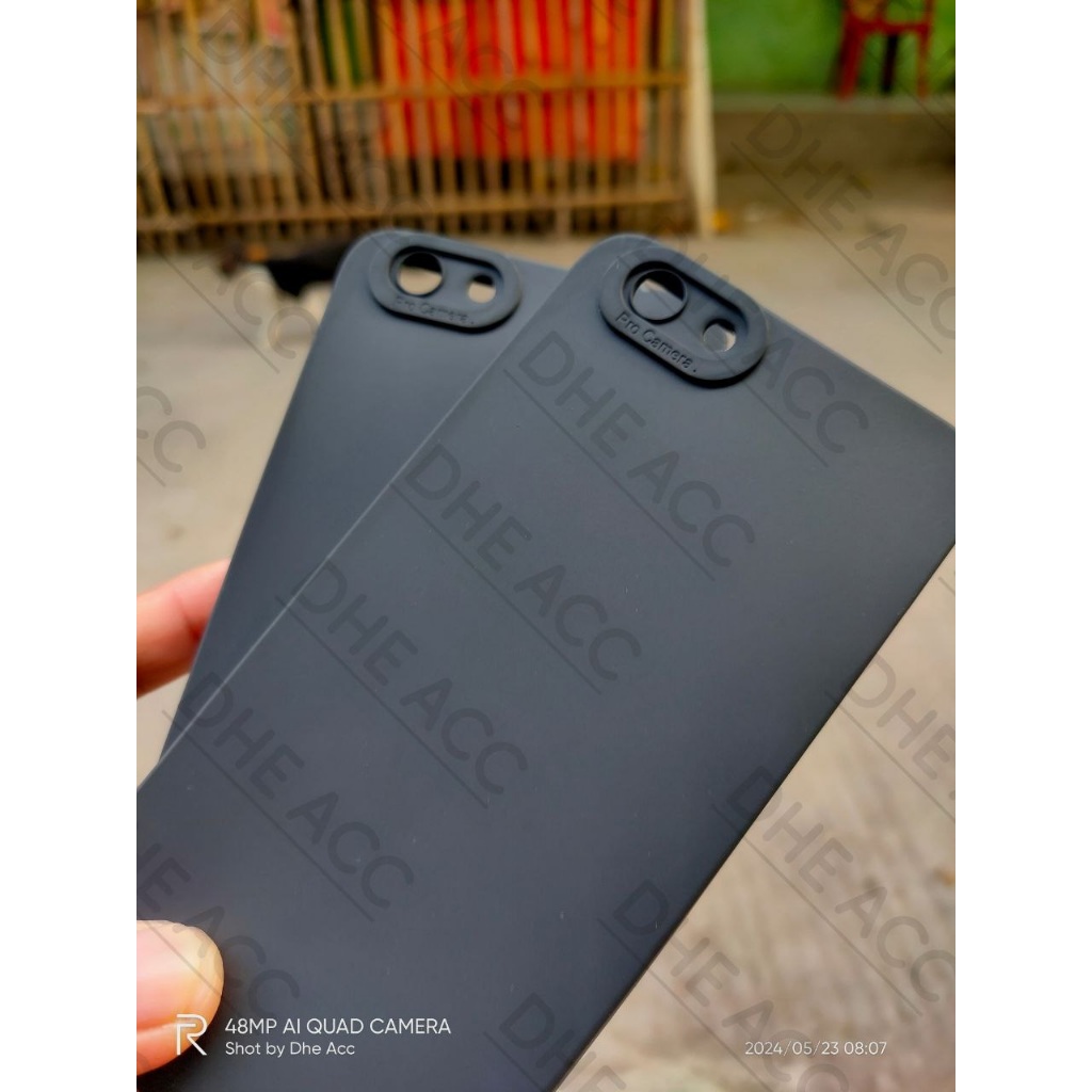 SOFT CASE VIVO Y53 1606 VIVO Y71 1724 1801i Casing Cover & SKIN Kondom Pelindung Hp Hitam / Bening