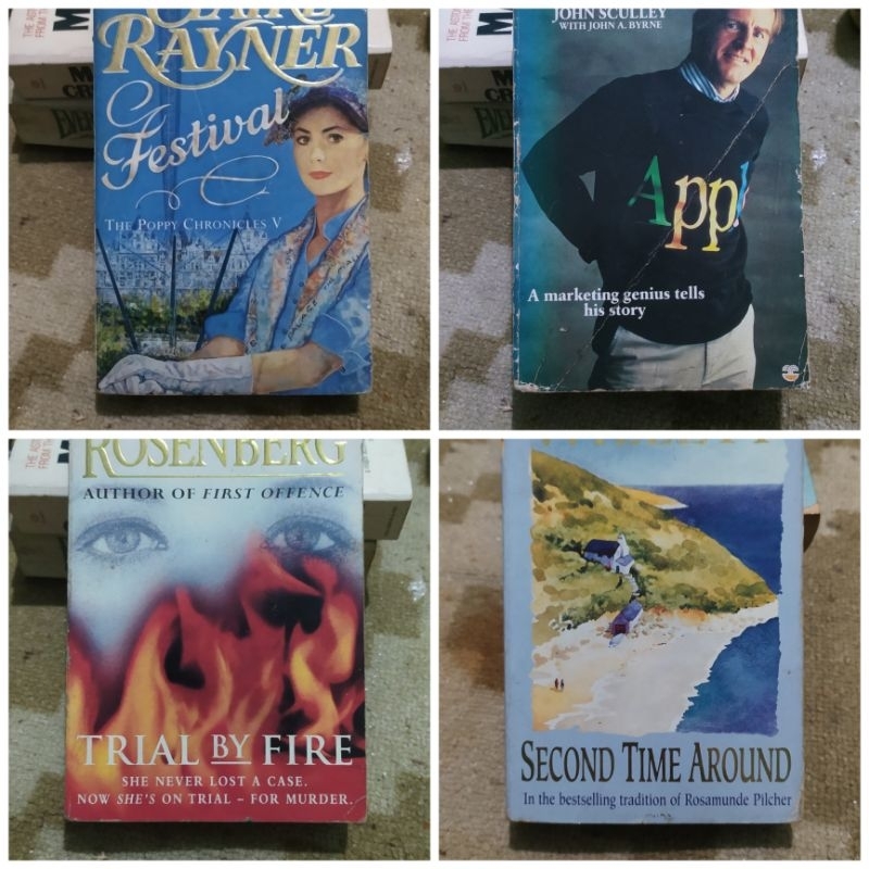 Novel  Monza bob judd / Marcia willlet second time around / Trial by fire - Nancy Taylor Rosenberg/ 