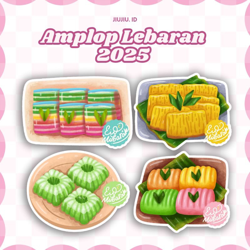 

Jiu Jiu. id | Amplop Lebaran Makanan Khas Indonesia 3D isi 4pc