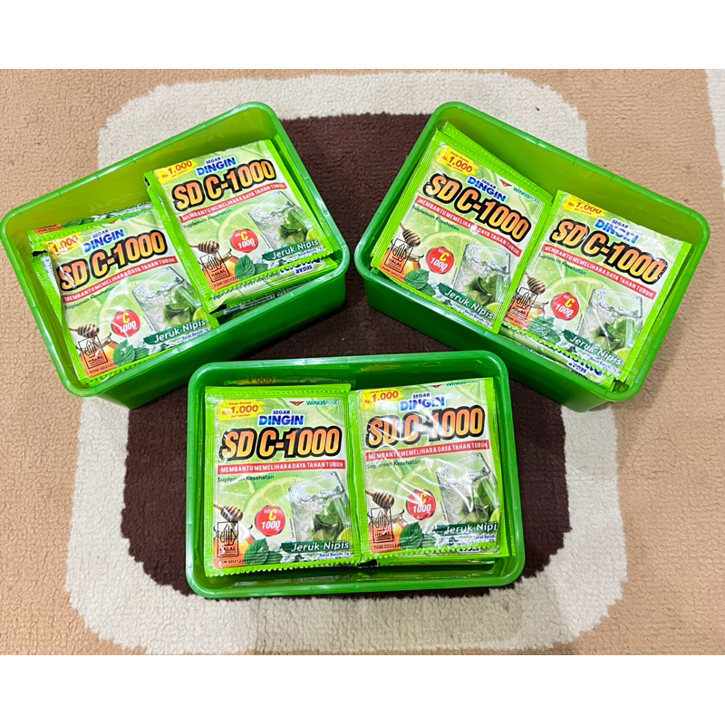 

SEGAR DINGIN C-1000 (1 Box isi 2 renteng / 24 sachet) Gratis Toples