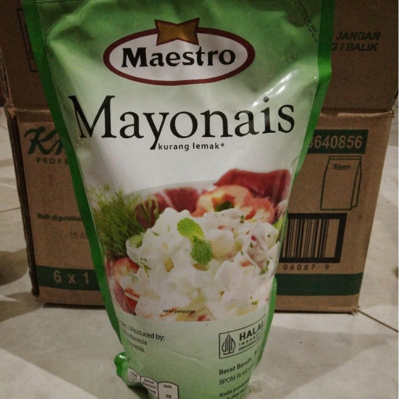 

Maestro Mayonais / Mayones Kurang Lemak Pouch 1 kg