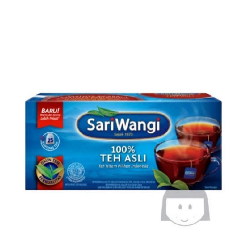 

TEH CELUP SARIWANGI 1 BOX ISI 25 KANTONG TEH