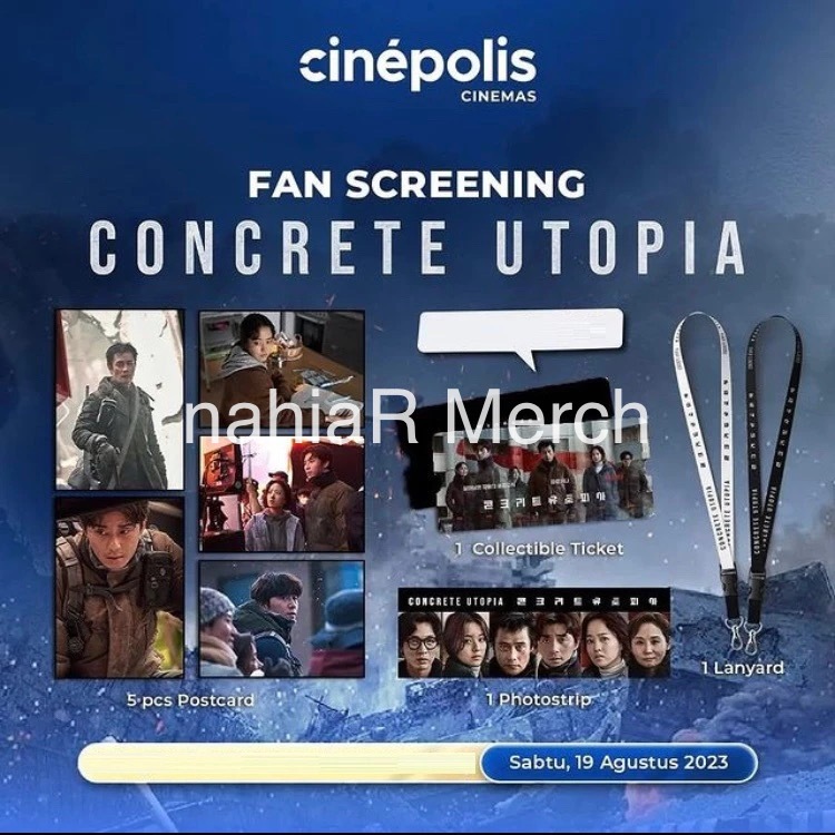 Concrete Utopia x Cinepolis Official Fan Screening Merchandise Set