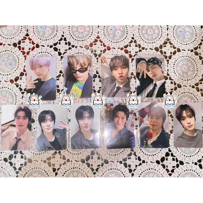 photocard about nct 127 dream johnny suh jung jaehyun lee haechan pc aab jn jh hc fs owhat a hellfut