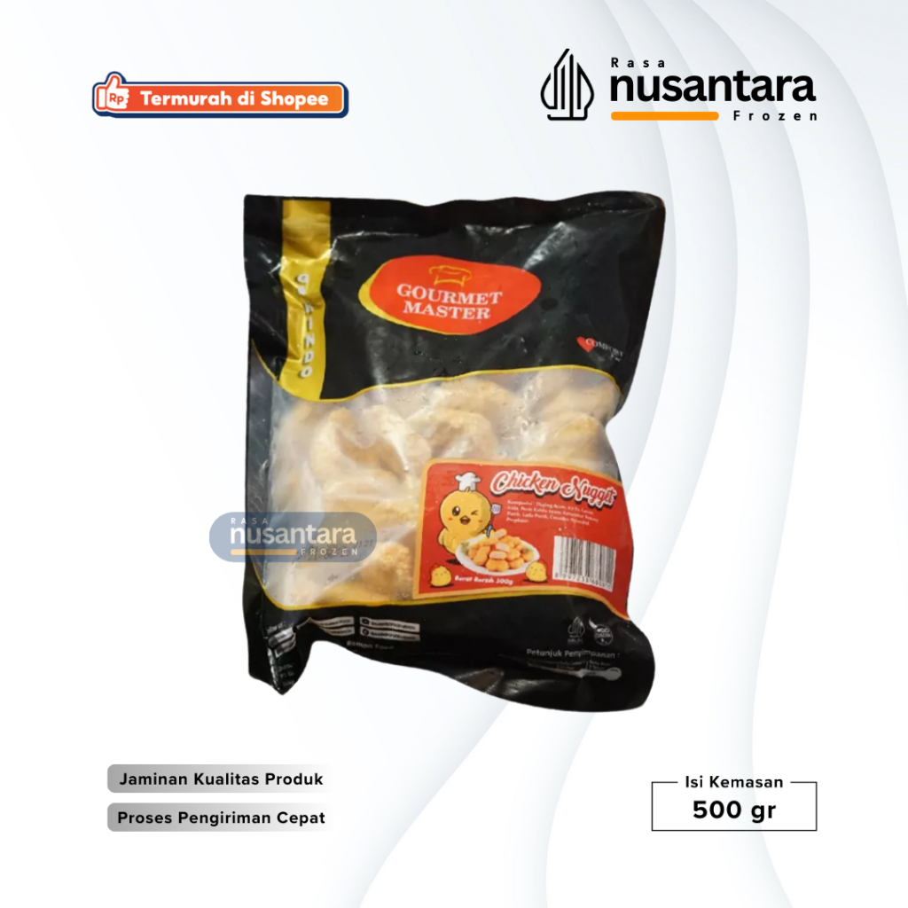 

GOURMET MASTER CHICKEN NAGET 500 GR FROZEN