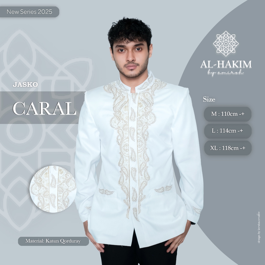 JAS KOKO - White Series Jas Koko Lengan Panjang Pria Dewasa