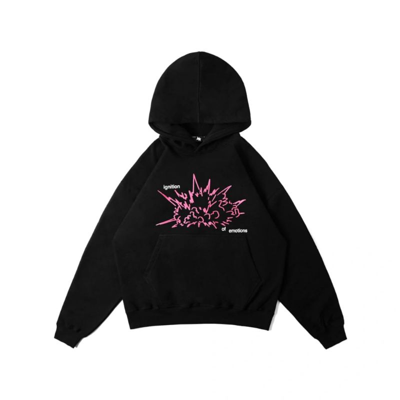 [100% AUTHENTIC ORIGINAL] HOODIE CHMB IGNITION BOMB (BOXY) - BLACK