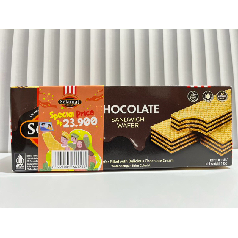 

SELAMAT WAFER CHOCOLATE BUY 1 GET 1 ( 2 x 145g )