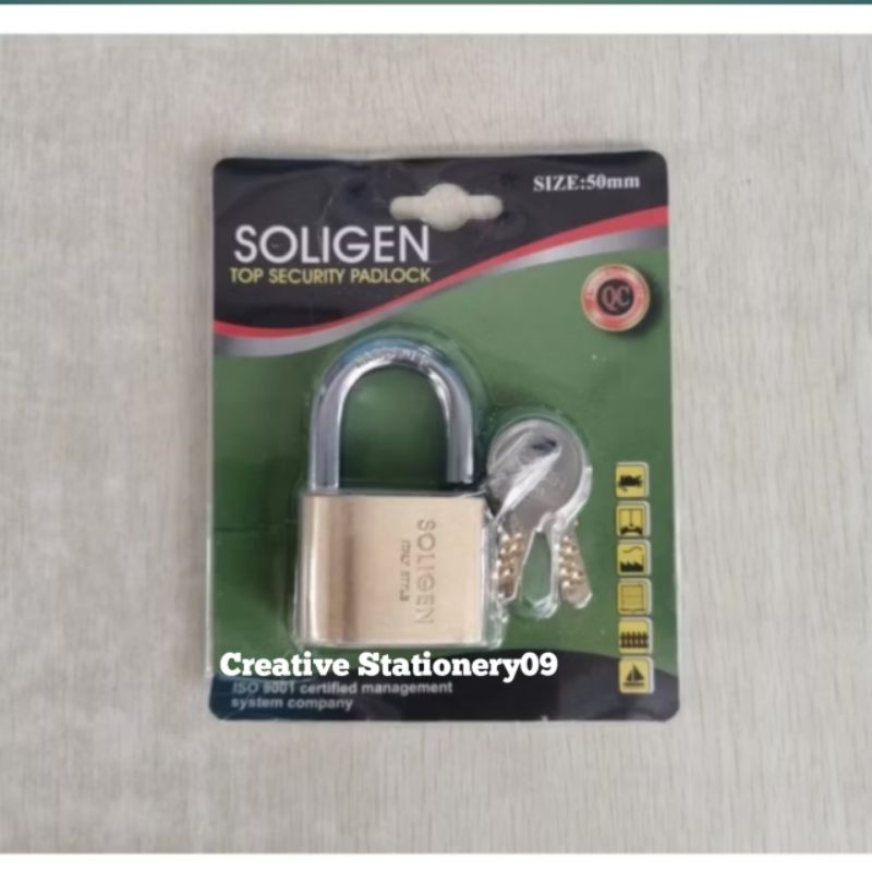 Gembok PER KOMPUTER SOLIGEN 50mm PENDEK