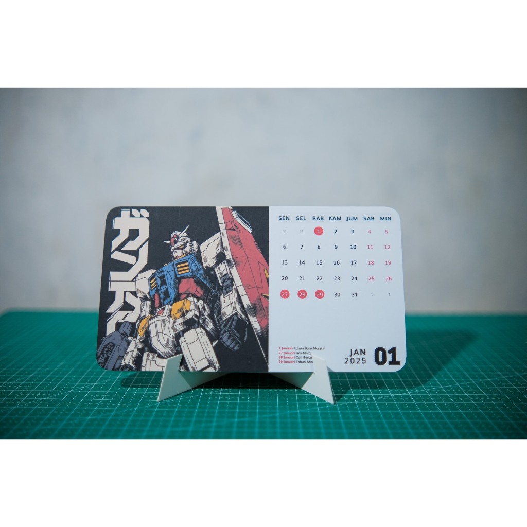 

Calendar/Kalender Meja 2025 Aesthetics | Gundam