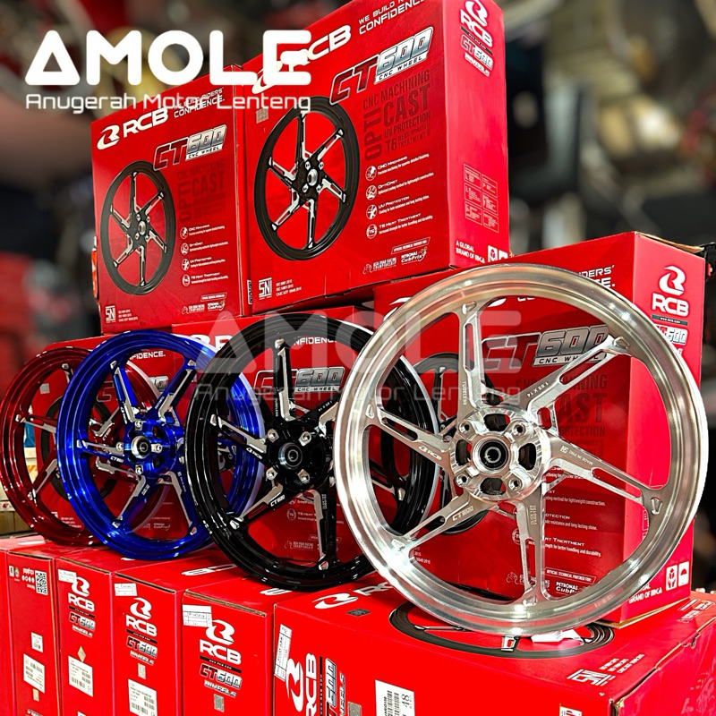 Velg Casting CNC RCB Sport Rim RCB CT600 CT 600 Vario 125 150 Mio Beat Scoopy Genio